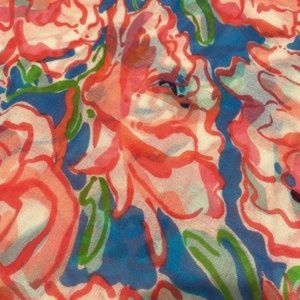 Lily Pulitzer  bright luscious floral scarf/wrap